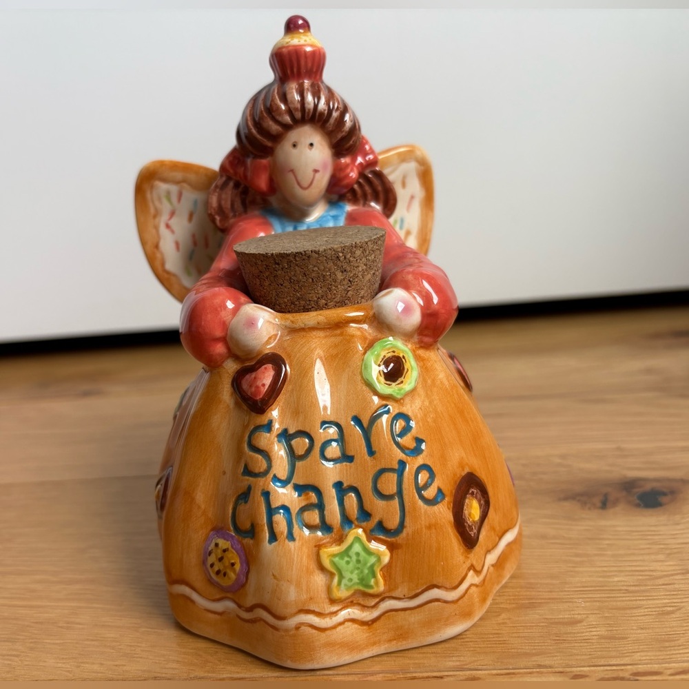 Vintage Angel Bank, Pennies from Heaven: Spare Change Bank by Debra Jordan Bryan